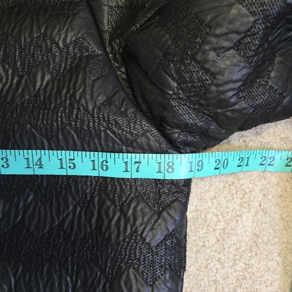 NUMPH ANTHROPOLOGIE Black Quilted Chevron Jacket. Size Small - Picture 11 of 12